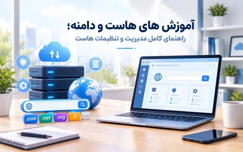 آموزش های هاست و دامنه؛ راهنمای کامل مدیریت و تنظیمات هاست